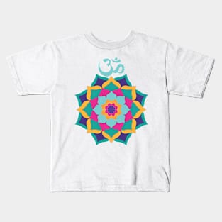 Colorful Om Mandala Kids T-Shirt